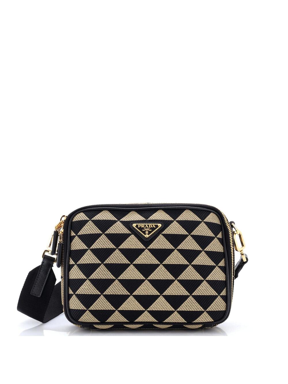 Prada Symbole Zip Around Shoulder Bag #366264P18B